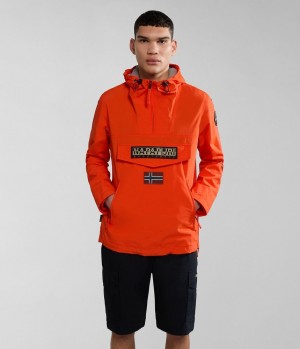 Anoraks Napapijri Rainforest Pocket Summer Anorak Jacket Panske Oranžové | 420895GIP