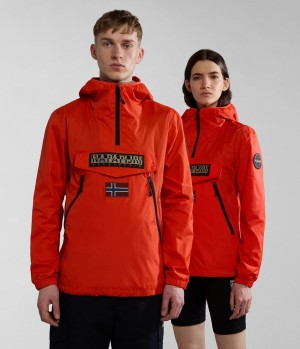 Anoraks Napapijri Rainforest Ripstop Anorak Jacket - Unisex Panske Oranžové | 208539GHD