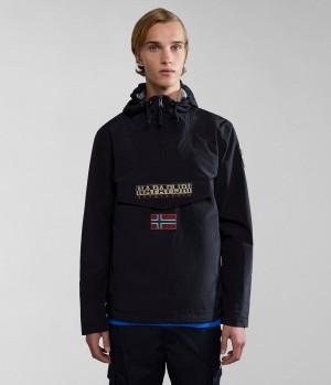 Anoraks Napapijri Rainforest Summer Anorak Jacket Panske Čierne | 250138MKL