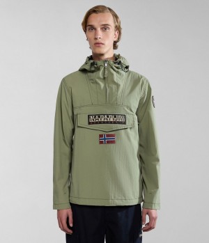 Anoraks Napapijri Rainforest Summer Anorak Jacket Panske Zelene | 264105ABF