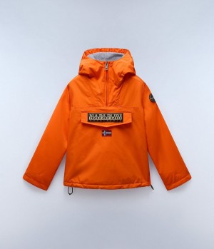Anoraks Napapijri Rainforest Winter Anorak Jacket (4-16 YEARS) Detske Oranžové Červené | 259403XGY