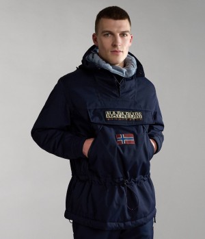 Anoraks Napapijri Skidoo Anorak Jacket Panske Tmavo Modre | 901758QAP