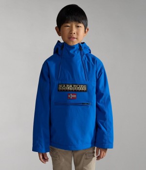 Bundy Do Dažďa Napapijri Northfarer Winter Anorak Jacket (4-16 YEARS) Detske Svetlo Modre | 258190NXG