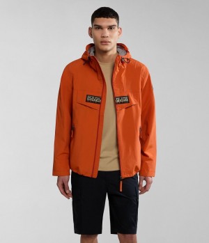 Bundy Do Dažďa Napapijri Rainforest Open Summer Jacket Panske Oranžové | 483976IZA