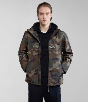 Bundy Do Dažďa Napapijri Rainforest Open Summer Print Jacket Panske Multicolour | 682540JPF