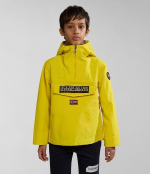 Bundy Do Dažďa Napapijri Rainforest Summer Anorak Jacket (4-16 YEARS) Detske Žlté | 615493QAD