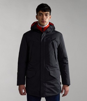 Bundy Parka Napapijri Rankine Parka Jacket Panske Čierne | 279186NEW