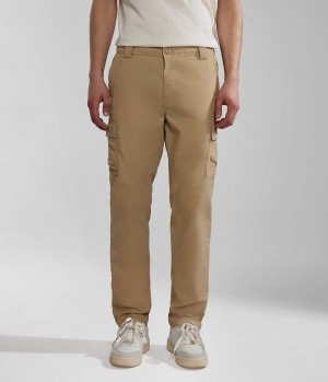 Cargo Nohavice Napapijri Faber Cargo Trousers Panske Béžové | 689375KUP