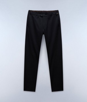 Chino Nohavice Napapijri Dease Tech Winter Chino Trousers Panske Čierne | 057981ANY