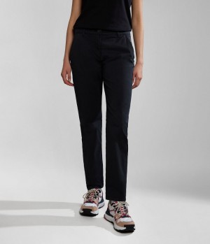 Chino Nohavice Napapijri Meridian Chino Trousers Damske Čierne | 089136DYL