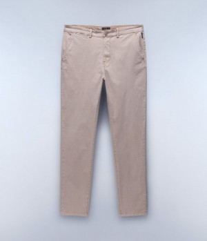 Chino Nohavice Napapijri Puyo All-Seasons Chino Trousers Panske Béžové | 718590OXB