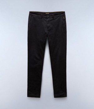 Chino Nohavice Napapijri Puyo All-Seasons Chino Trousers Panske Čierne | 380149GVF