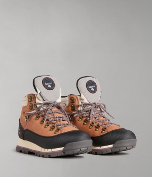 Cizmy Napapijri Gem City Boots Damske Horčica Biela | 845962BVE