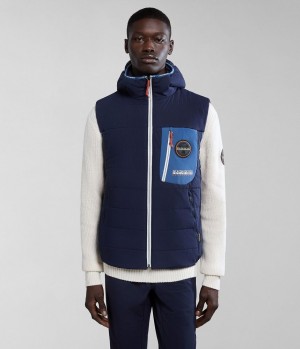 Gilet Napapijri Huron Packable Vest Panske Tmavo Modre | 967024TSH