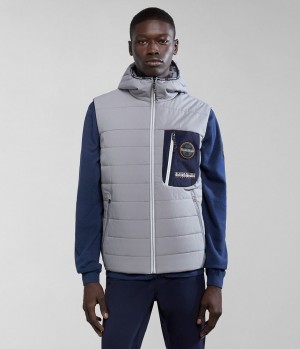 Gilet Napapijri Huron Packable Vest Panske Siva | 509217IFT