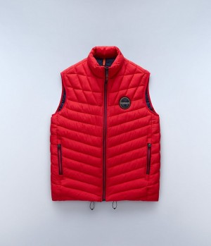 Gilet Napapijri Lapaz Vest Panske Červené | 957408JDI