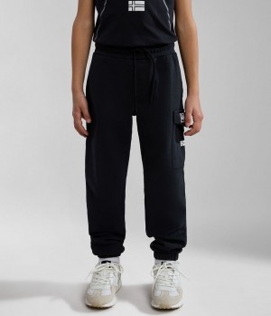 Jogger Nohavice Napapijri Cree Joggers (4-16 YEARS) Detske Čierne | 362087GQL
