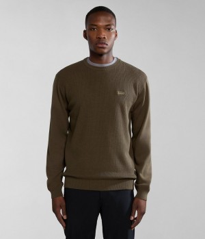 Jumpers Napapijri Barensee Jumper Panske Zelene | 310968QCU