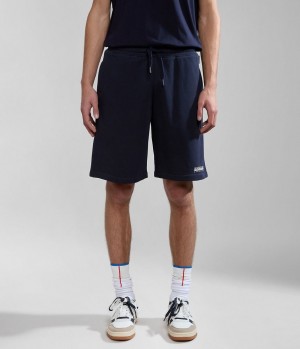 Kratasy Napapijri Box Bermuda Shorts Panske Tmavo Modre | 845627QZF