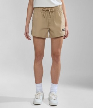 Kratasy Napapijri Boyd Bermuda Shorts Damske Béžové | 587302RJE