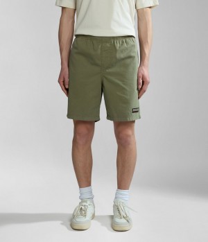 Kratasy Napapijri Boyd Bermuda Shorts Panske Zelene | 765481YGE