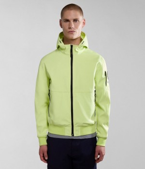 Lightweight Jackets Napapijri Melville Mono-material Shell Jacket Panske Žlté | 856172WSD