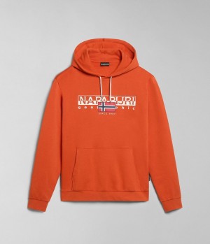 Mikina s Kapucnou Napapijri Aylmer Hoodie Panske Oranžové | 601258JSO