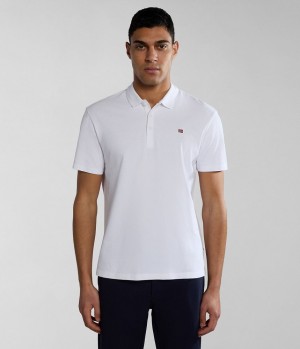 Polokosele Napapijri Ealis Short Sleeve Polo Shirt Panske Biele | 175394EDB