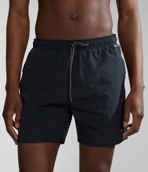 Pretekarske Plavky Napapijri Haldane Swimming Trunks Panske Čierne | 256431XSM