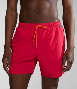Pretekarske Plavky Napapijri Haldane Swimming Trunks Panske Červené | 641579DYI