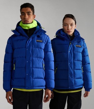 Puffer Bunda Napapijri Rick Puffer Jacket Damske Modre | 384956MJT