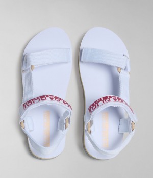 Sandale Napapijri Dahlia Sandals Damske Biele | 389065YFR