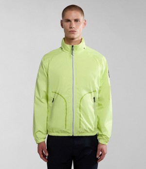 Short Jackets Napapijri Cloudy Windbreaker Panske Žlté | 241037ZFS
