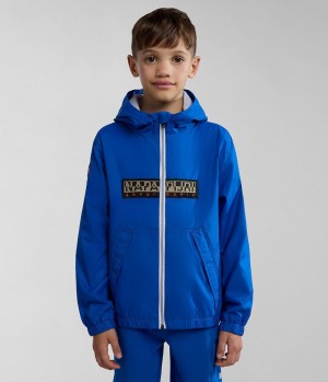 Short Jackets Napapijri Cree Short Jacket (4-16 YEARS) Detske Modre | 685470XNR
