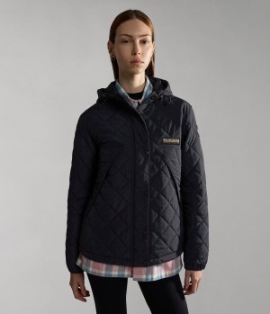 Short Jackets Napapijri Epoch Short Jacket Damske Čierne | 319470GZF