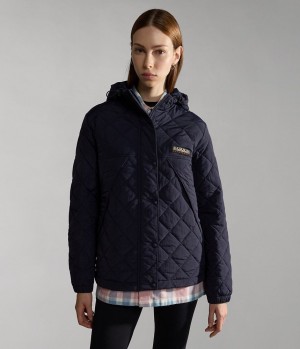 Short Jackets Napapijri Epoch Short Jacket Damske Tmavo Modre | 756210GTV