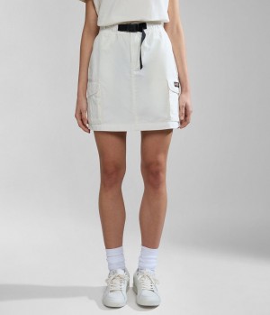Sukne Napapijri Boyd Skirt Damske Biele | 215340POA