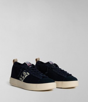 Tenisky Napapijri Bark Knit Trainers Panske Tmavo Modre | 538194IDY