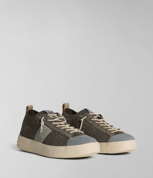 Tenisky Napapijri Bark Tex Trainers Panske Béžové Siva | 420639FWD