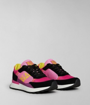 Tenisky Napapijri Carley Trainers Damske Čierne Ruzove | 371592TIZ