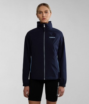 Vetrovka Napapijri Kendall Short Jacket Damske Tmavo Modre | 649723CQR
