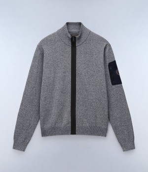 Zip Jumpers Napapijri Gardy Full-Zip Jumper Panske Béžové | 791423SND